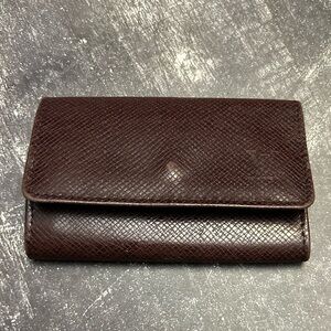 Louis Vuitton Dark‎ Brown Key Holder with Gold Accents
